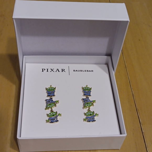 Baublebar x Pixar Toy Story Aliens Earrings NWT - Picture 2 of 3